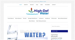 Desktop Screenshot of highdefwater.com