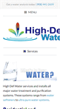 Mobile Screenshot of highdefwater.com